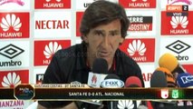 Gustavo Costas habló tras el 0-0 entre Santa Fe y Nacional · Liga Águila 2016-II (fecha 19)