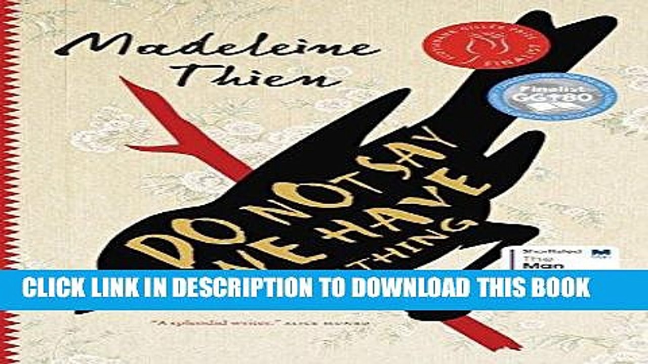 [PDF] Do Not Say We Have Nothing Full Collection