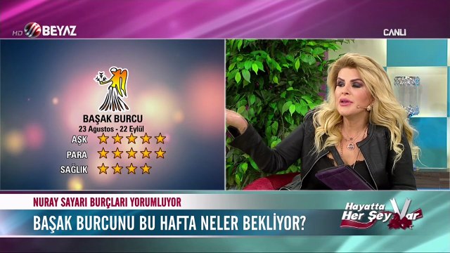 Nuray Sayarı'dan Haftalık Burç Yorumu - 7 Kasım 2016 - BAŞAK
