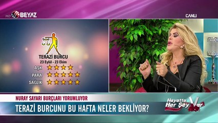 Nuray Sayarı'dan Haftalık Burç Yorumu - 7 Kasım 2016 - TERAZİ