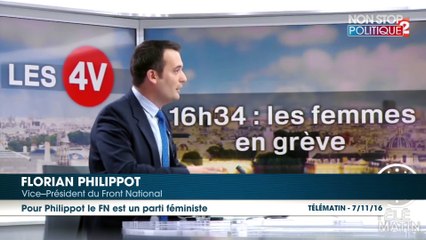 Pour Florian Philippot, le Front national est féministe (et pourquoi c’est faux)