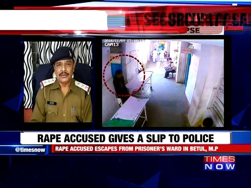 Caught On Camera: Arrested Rape Accused ESCAPES As Police Was Sleeping - video Dailymotion