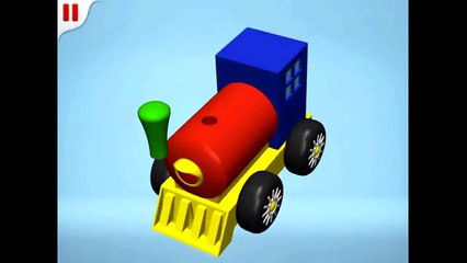 Çizgi film - Tren (Build and Play - Train) Конструктор - паровозик