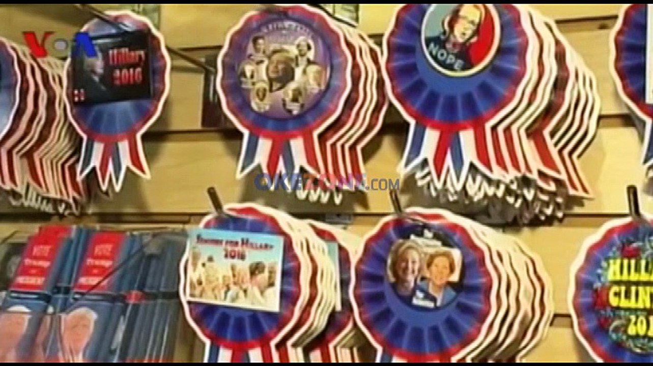 Penjualan Suvenir Kampanye Capres AS Laris Manis