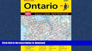 READ PDF Ontario Back  Road Atlas READ PDF BOOKS ONLINE