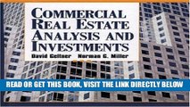[FREE] EBOOK Commercial Real Estate Analysis and Investments BEST COLLECTION