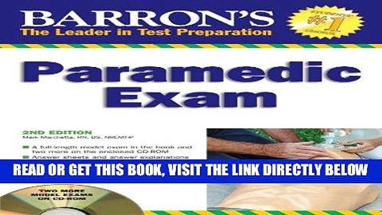 [FREE] EBOOK Barron s Paramedic Exam: with CD-ROM (Barron s How to Prepare for the Emt Paramedic