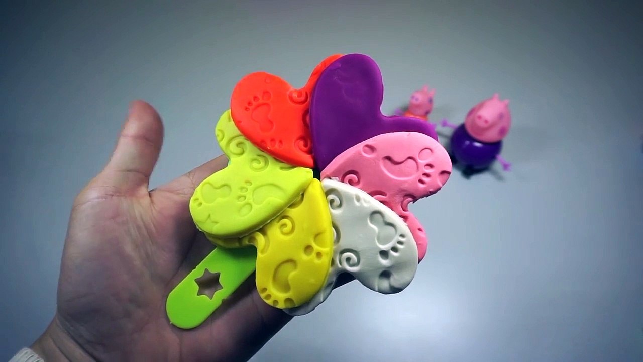 Peppa Pig español toys!!!   How to play doh maker ice cream frozen videos kids-kids toys