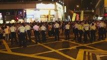 Cinco heridos y 4 detenidos en noche de protestas contra China en Hong Kong