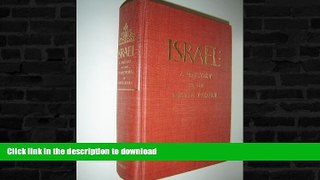FAVORITE BOOK  Israel A History of the Jewish People / with Maps / Author Rufus Learsi /