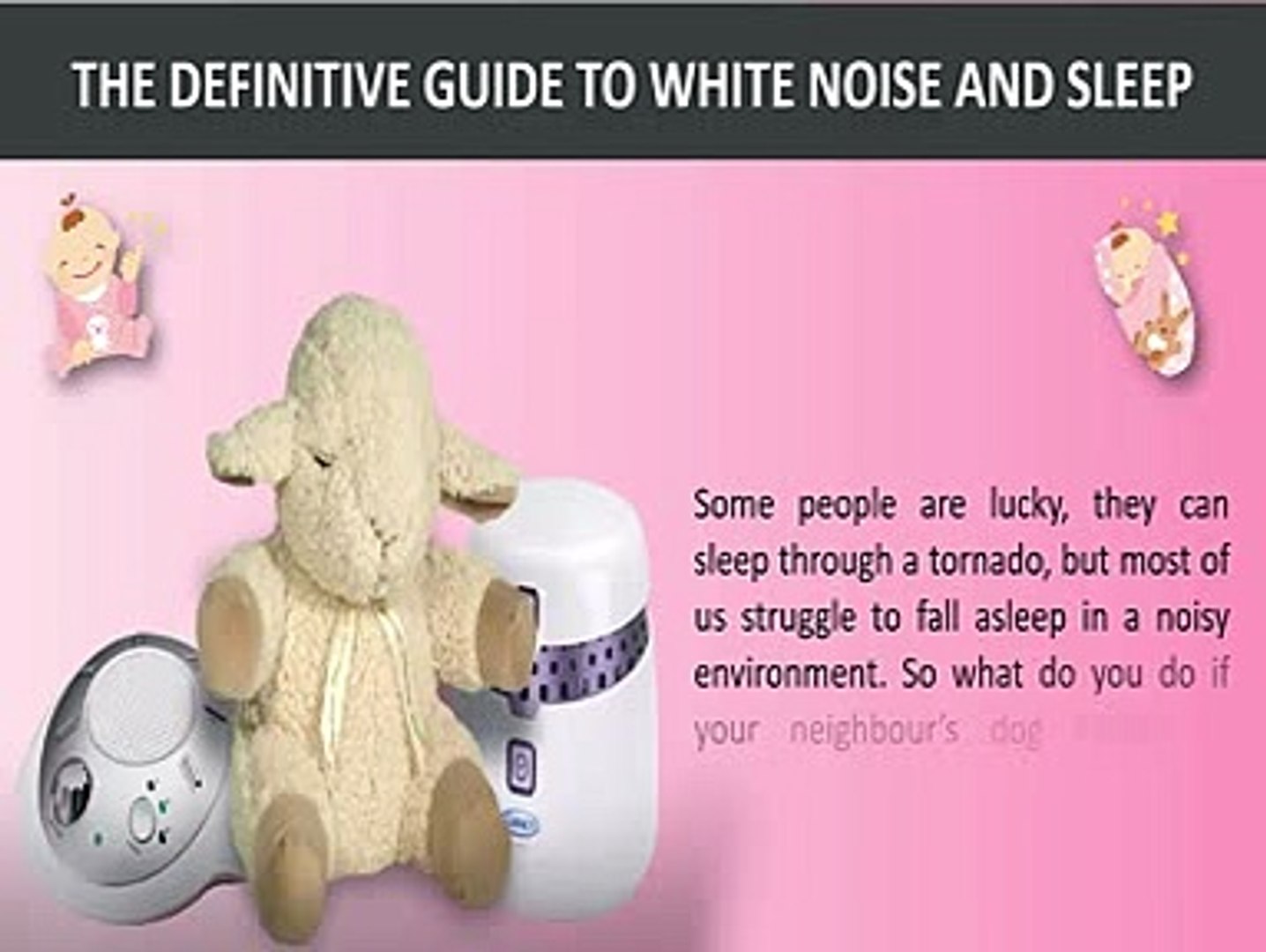 ⁣Important Guidelines About Baby White Noise Machine