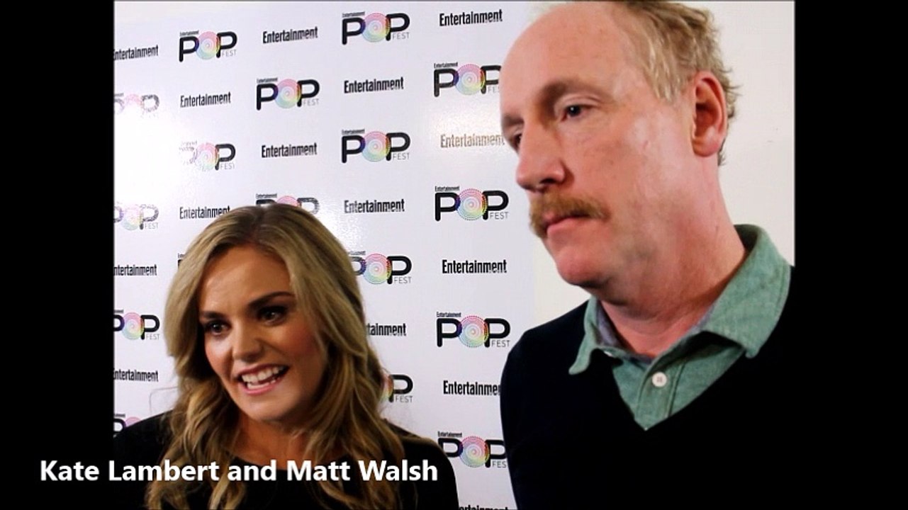 Kate Lambert of Teachers and Matt Walsh of VEEP at 2016 EW Popfest