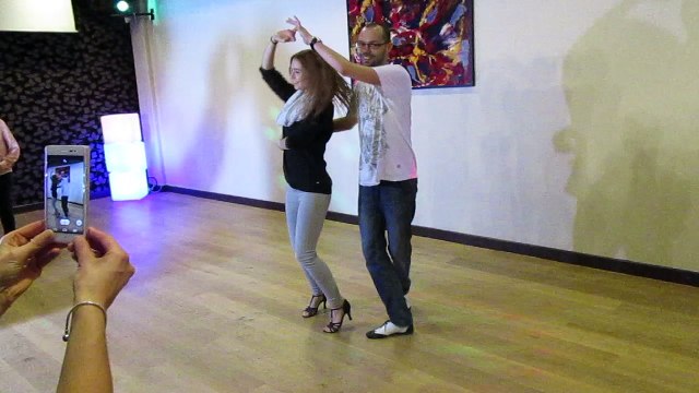 Juegos bachata Débutant évolutif Bowling Alma Rennes 2 Novembre 2016 Vanessa et Manu