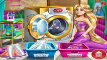 Goldie Princess Laundry Day - rapunzel clothes washing games | Best Games For Kids