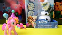 Opening Disney Frozen Olaf & MLP My Little Pony Pinkie Pie Toys