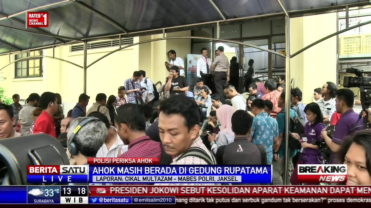 Breaking News: Sudah 5 Jam Diperiksa, Ahok Masih di Mabes Polri