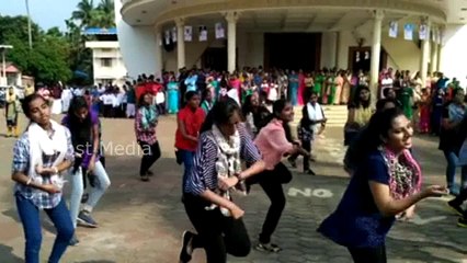 pallikkunnu assumption parish church Ebedh awarness flash mob dance