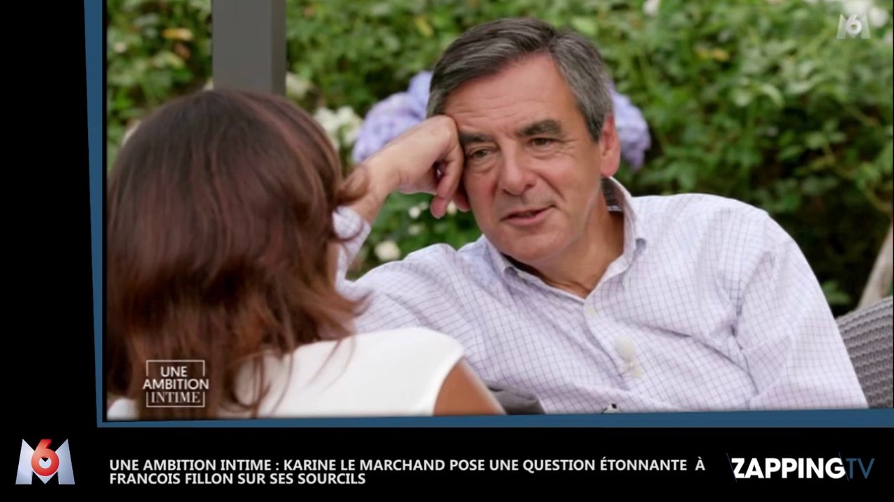 Une ambition intime : Karine Le Marchand pose une question étonnante à François Fillon sur ses sourcils