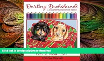 FAVORIT BOOK Darling Dachshunds: A Doxie Dog Colouring Book for Adults (Paws for Thought) (Volume