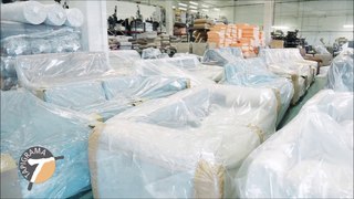Tapigrama, fabrica de sofás en Zaragoza - Proceso de embolsado