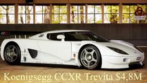 KOENIGSEGG CCXR TREVITA $4,8M - Top 10 Most Expensive Cars In The World 1th