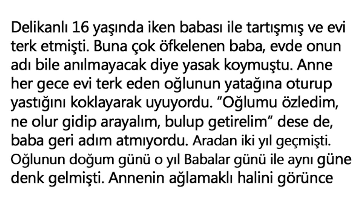 BABA OLMAK BÖYLE BİR ŞEY İŞTE