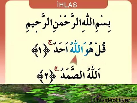 İhlas Suresi _ Namaz Sûreleri ve Duaları Dinle İzle