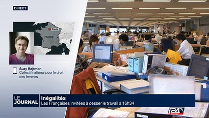 Les Françaises invitées à cesser le travail à 16H34