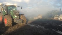 Incendie dans un hangar