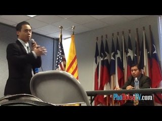 Nghị viên Hoàng Duy Hùng họp báo tường trình và trả lời về chuyến đi Việt Nam (2)