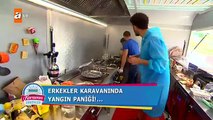 Erkekler karavanında yangın paniği - Karavan 1. Bölüm - atv