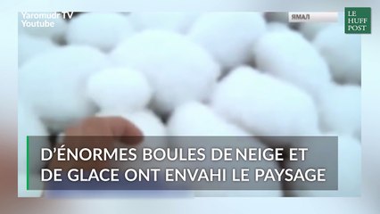 Des boules de neige géantes sont apparues en Sibérie