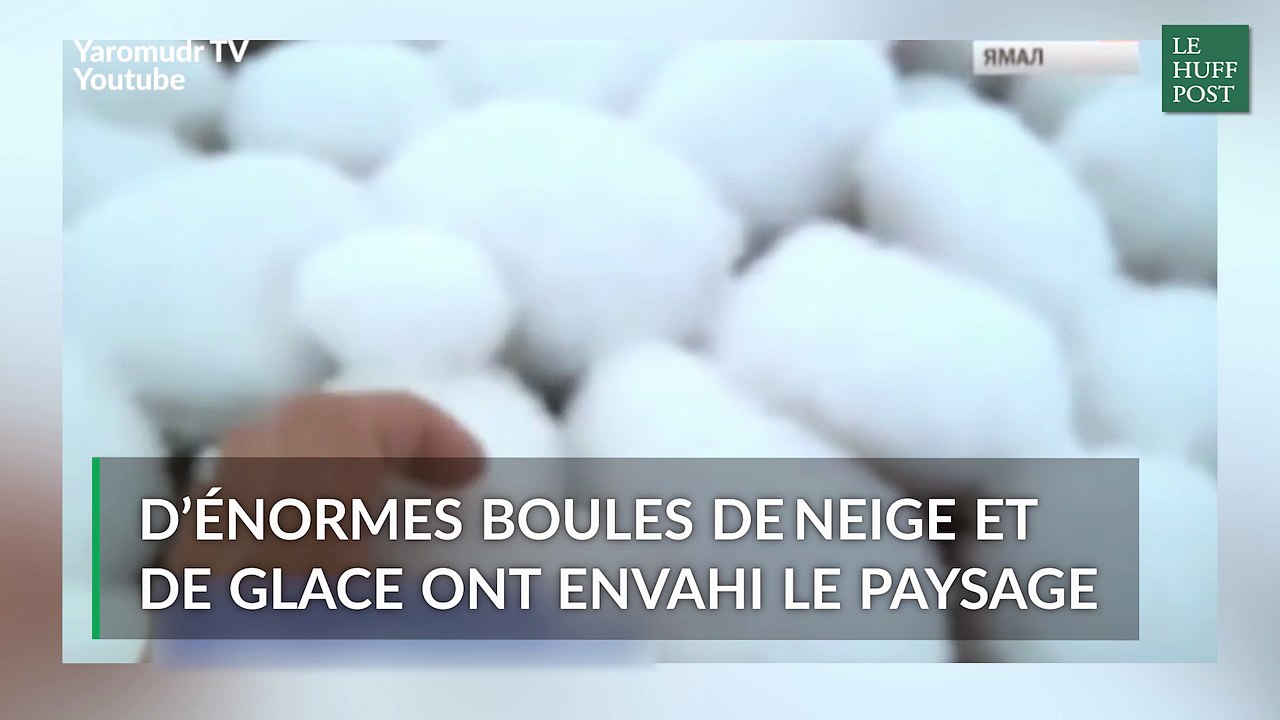 Des boules de neige géantes sont apparues en Sibérie