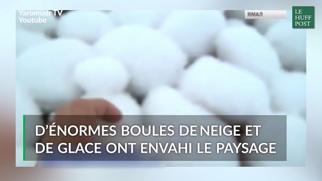 Des boules de neige géantes sont apparues en Sibérie