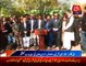 Bani Gala: PTI chief Imran Khan talks to media