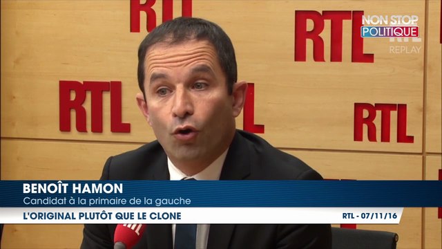 Primaire à gauche : Benoît Hamon ‘’préfèrerait’’ François Hollande à son ‘’clone’’ Manuel Valls