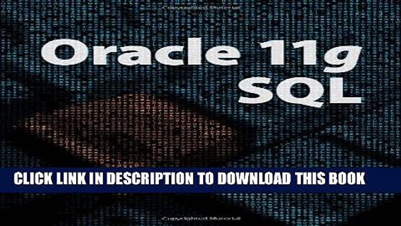 [PDF] Oracle 11G: SQL Full Online