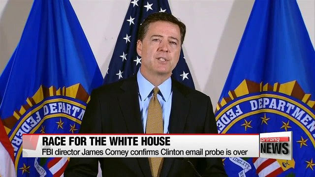 FBI: No charges against Hillary Clinton over emails