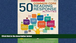 Fresh eBook 50 Common Core Reading Response Activities: Easy Mini-Lessons and Engaging Activities