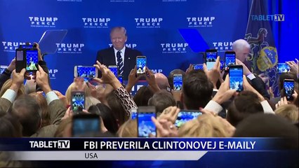 FBI PREVERILA CLINTONOVEJ E-MAILY
