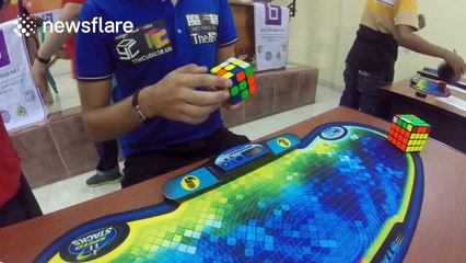 Dutch man, 20, sets new Rubik's Cube world record, solving puzzle in 4.74 seconds