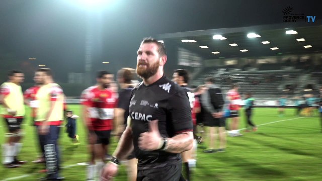 Laurent Tranier après Provence Rugby / Chambéry
