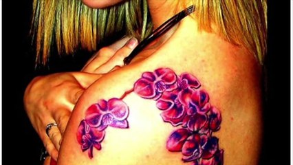 Modèles tatouage orchidée