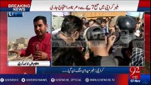 Deadlock persists as protests against religious workers' arrests continues in Karachi - 92NewsHD