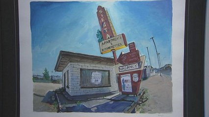 Bob Dylan's artwork on show in London