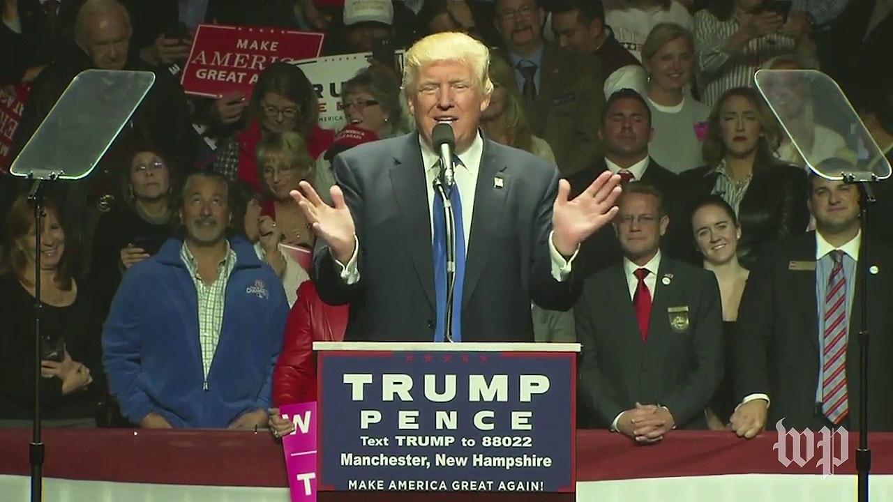 Donald Trump reads letter from Patriots coach Bill Belichick