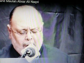 SYED ASLAM MEHDI RECITING SALAM AT ALMAHDI CENTER NY