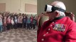 Un veterano británico visitó gracias a la realidad virtual una ciudad que ayudó a liberar