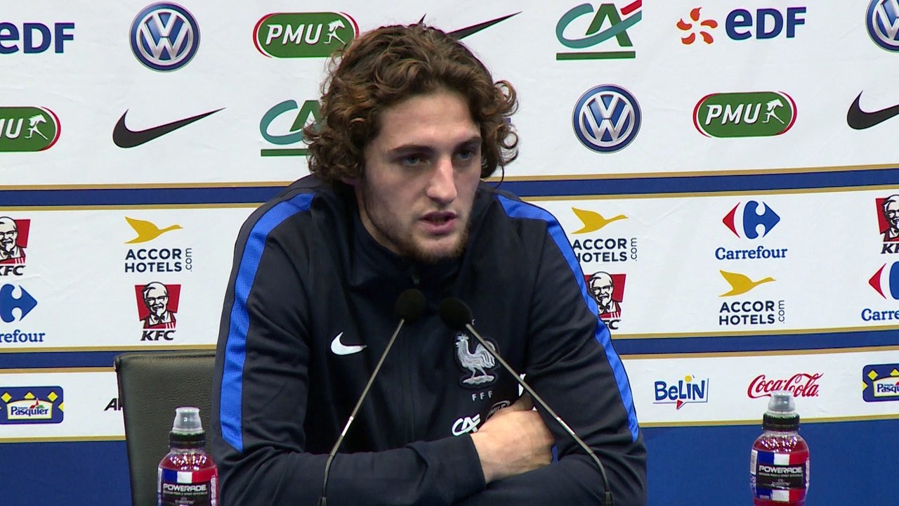 Bleus - Adrien Rabiot "Porter le maillot des bleus, c'est autre chose que de jouer pour son club"
