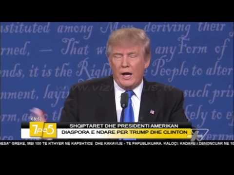 7pa5 - Shqiptaret e ndare ne Trump dhe Clinton - 7 Nëntor 2016 - Show - Vizion Plus